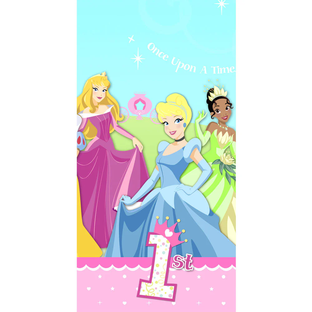 1st Birthday Princess Table Cover