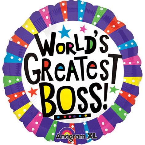 21" Boss's Day Stripes Colorblast