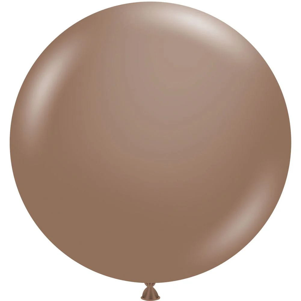 Tuftex 24" Cocoa Pastel Latex Balloons (25ct)