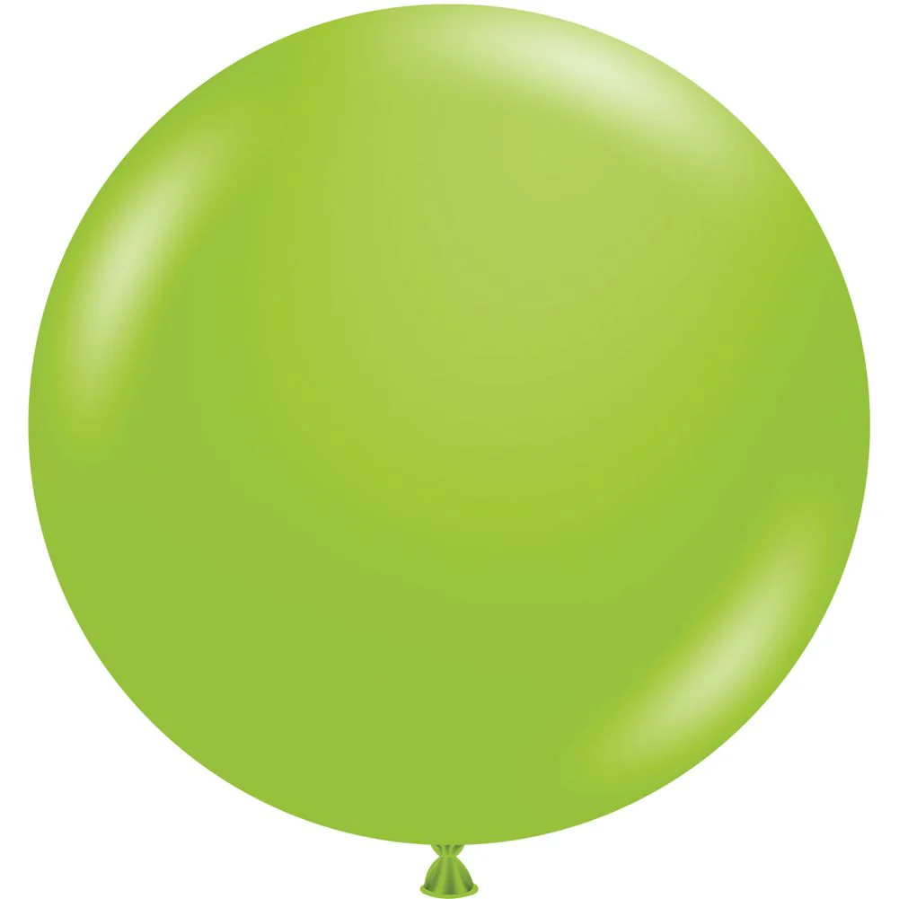 Tuftex 24" Lime Green Pastel Latex Balloons (25ct)