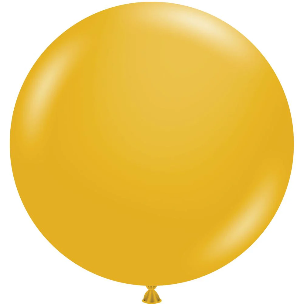 Tuftex 24" Mustard Pastel Latex Balloons (25ct)