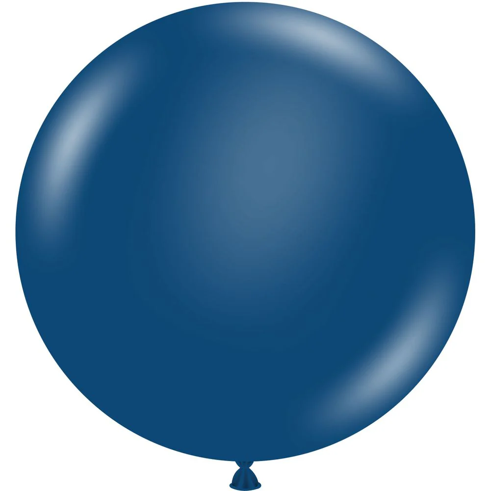 Tuftex 24" Navy Pastel Latex Balloons (25ct)