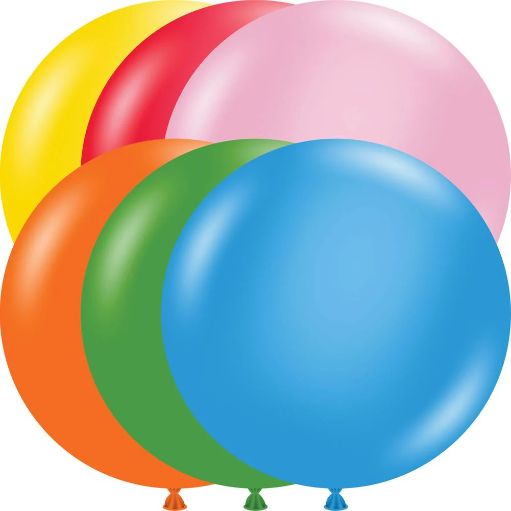 Tuftex 24" Standard Asst Latex Balloons (25ct)