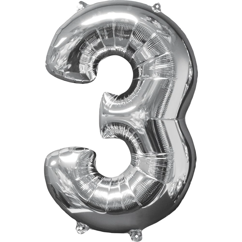26" NUMBER 3 SILVER