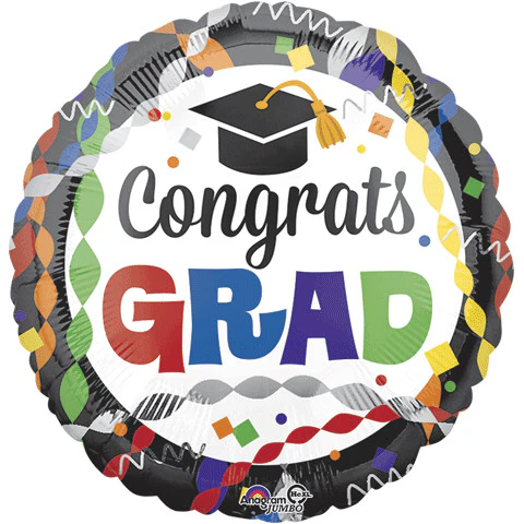 28" CONGRATS GRAD PARTY HX