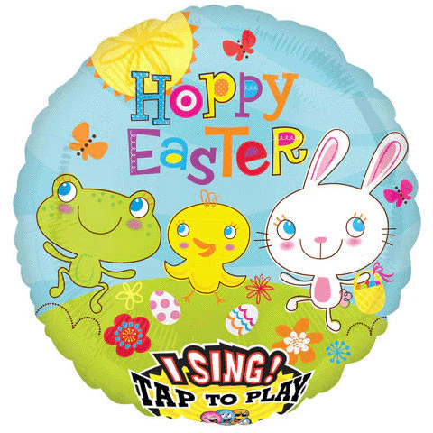 28" Cottontail Hoppy Easter Sing-a-tune