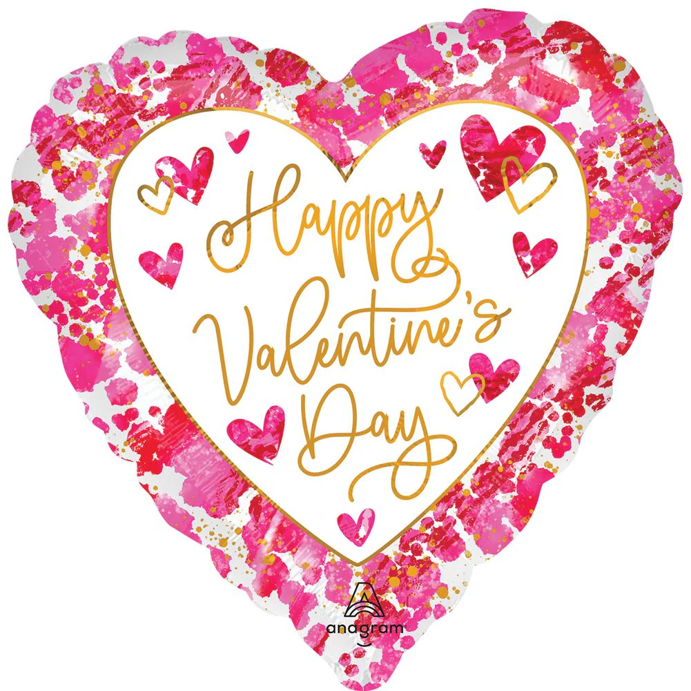 28" Heartful Valentine's Day Jumbo Foil Balloon (1ct)