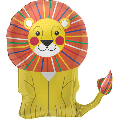 28" Lion Helium Shape