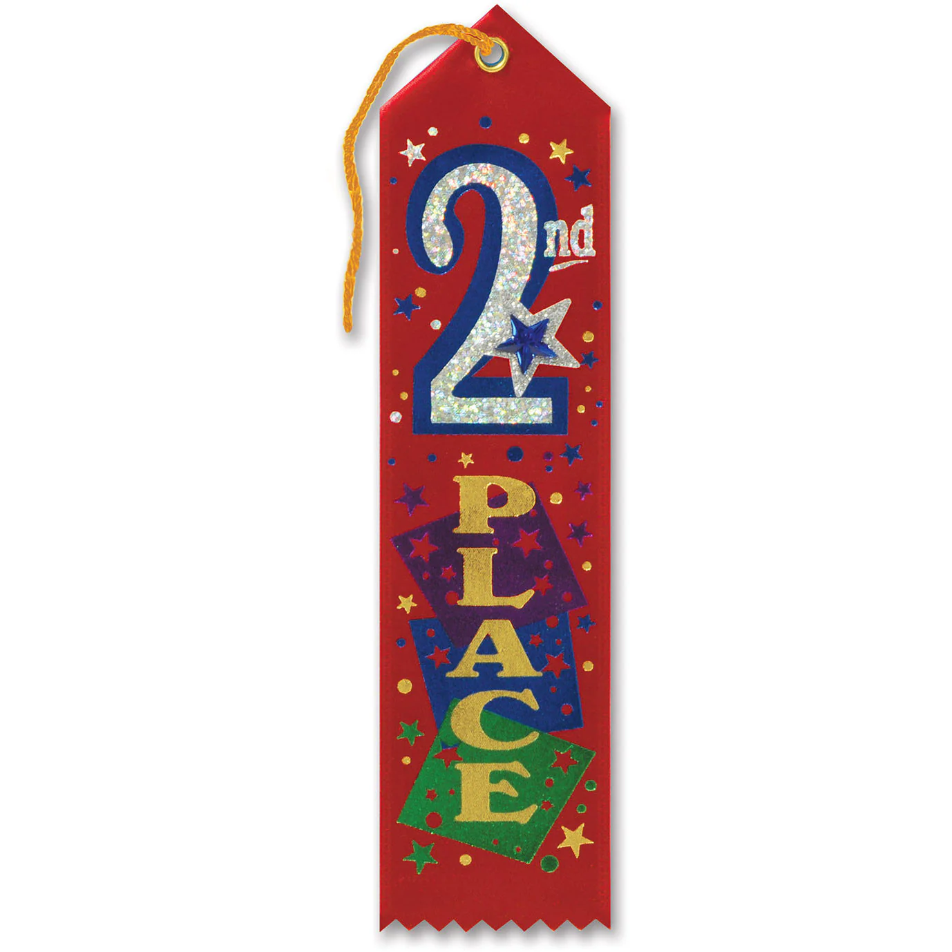 2nd Place Jeweled Ribbon