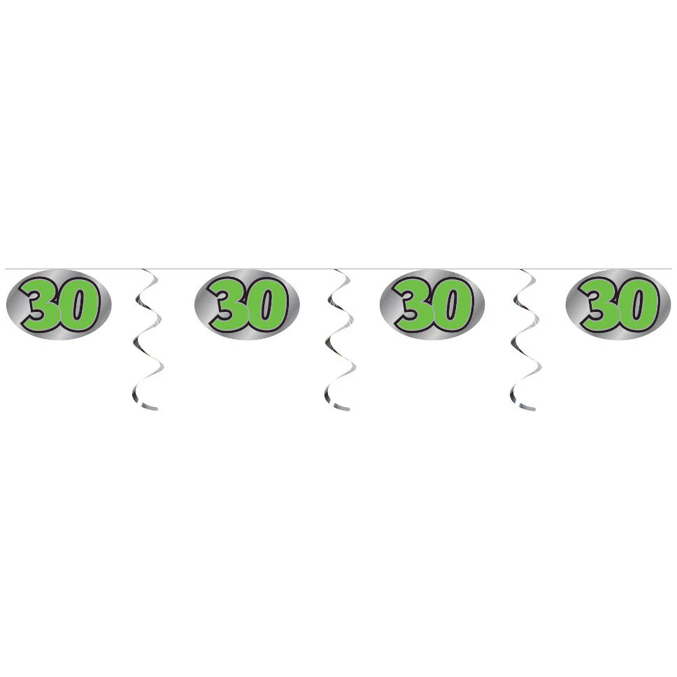 30 Embossed Foil Garland