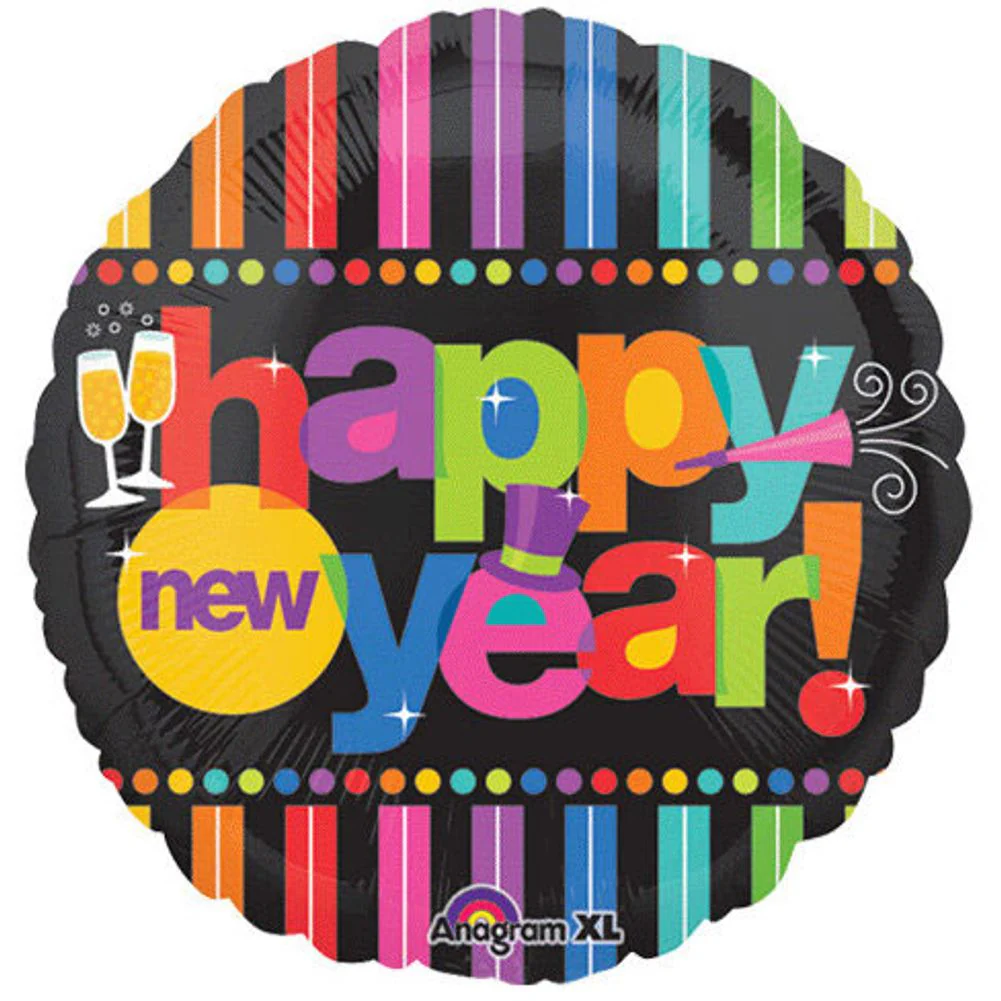 32" Bright New Year