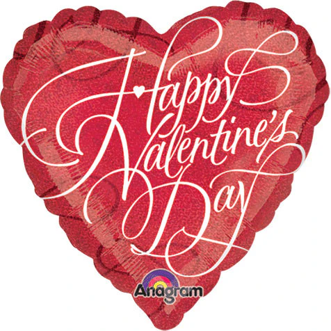 32" Fancy Valentine's Day Holographic
