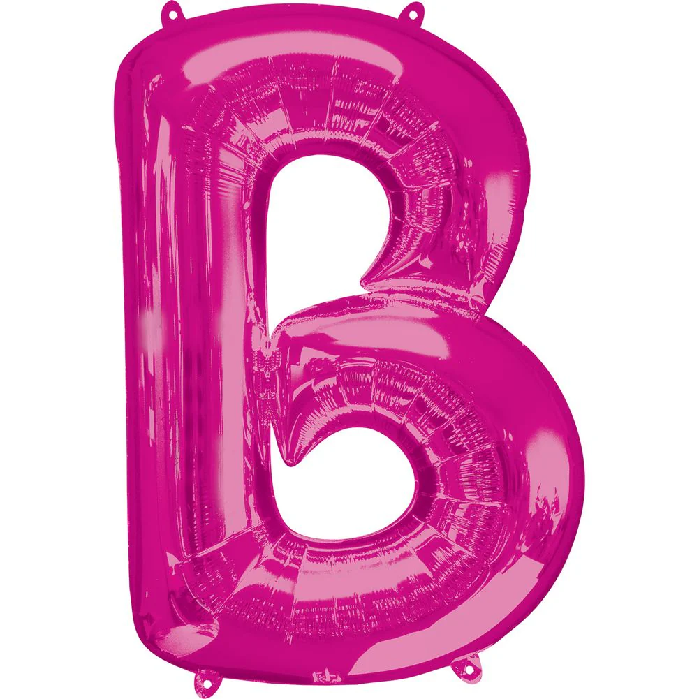 34" LETTER B PINK