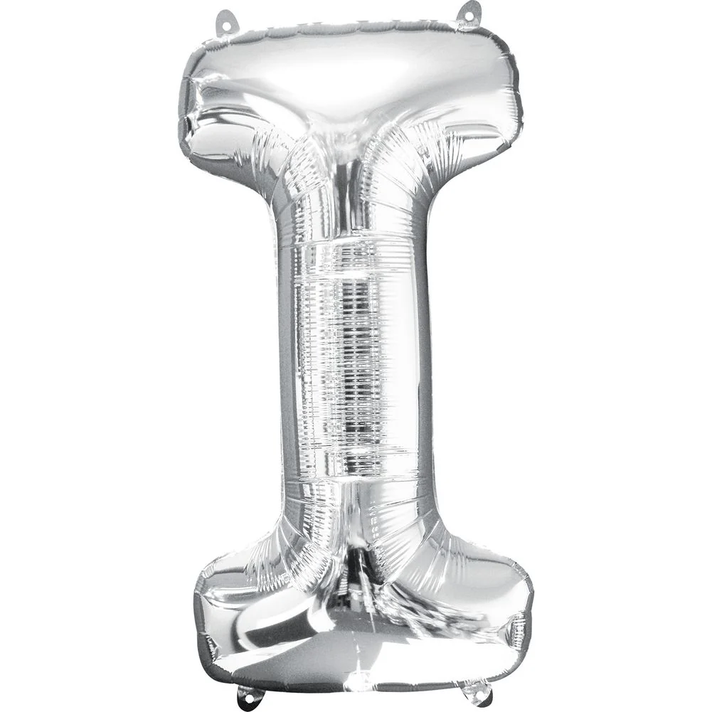 34" LETTER I SILVER