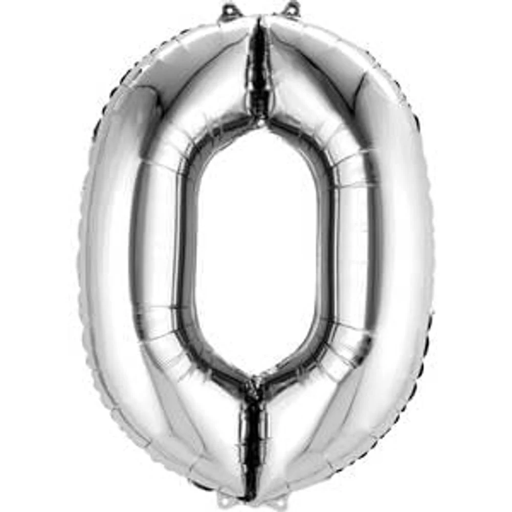 34" NUMBER 0 SILVER