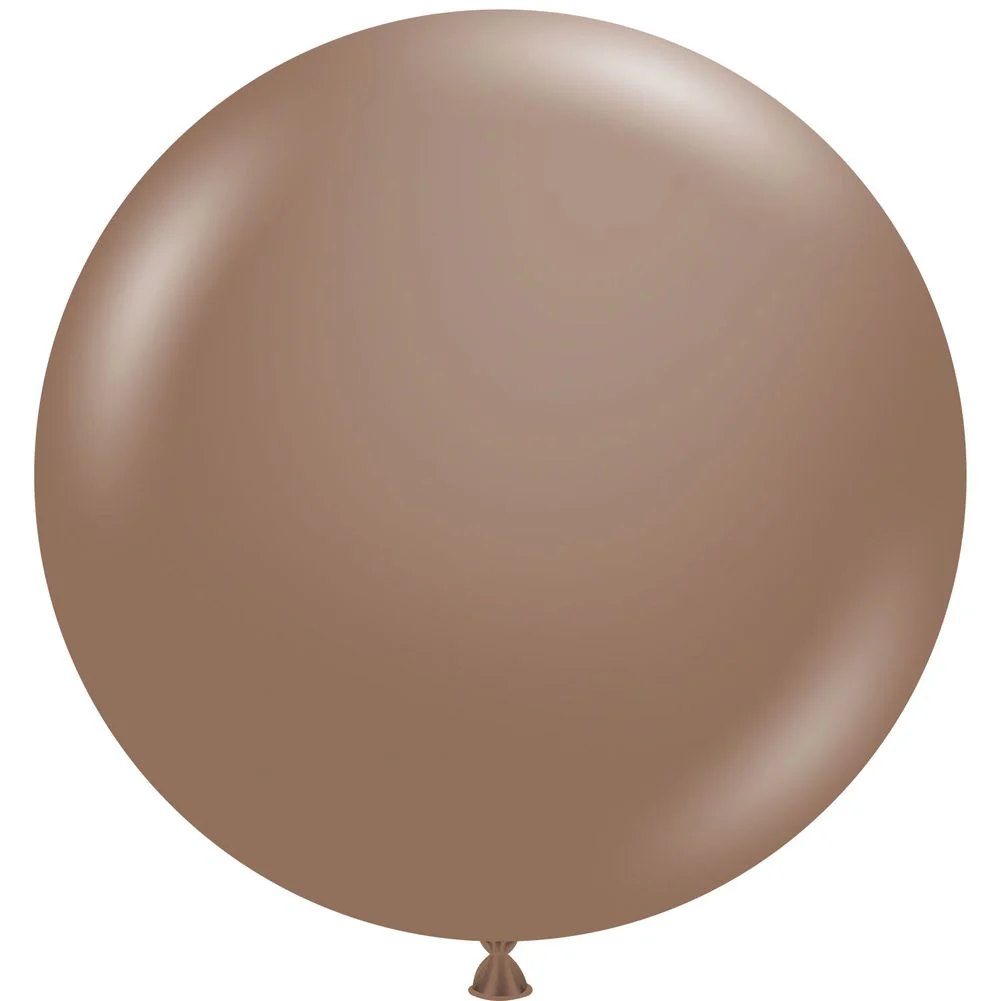 Tuftex 36" Cocoa Pastel Latex Balloons (10ct)