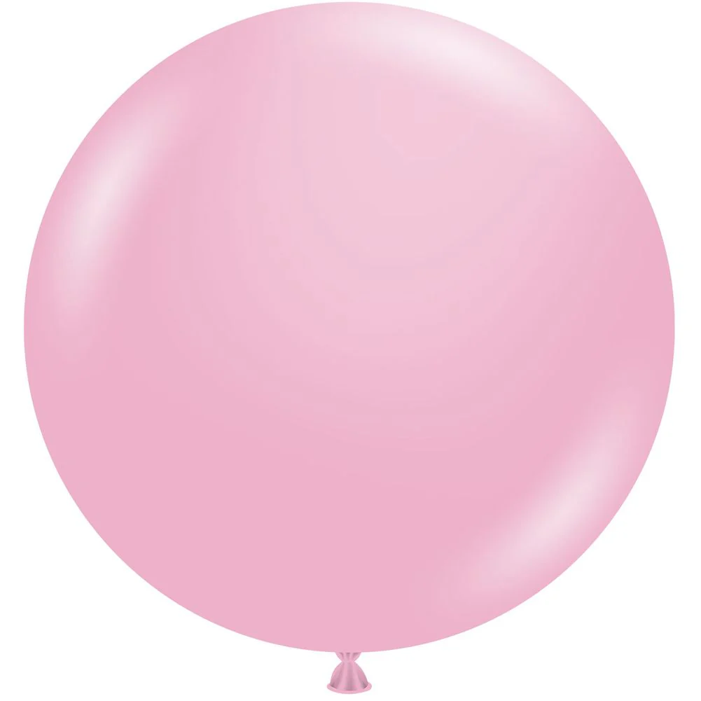 Tuftex 36" Metallic Shimmering Pink Latex Balloons (100ct)