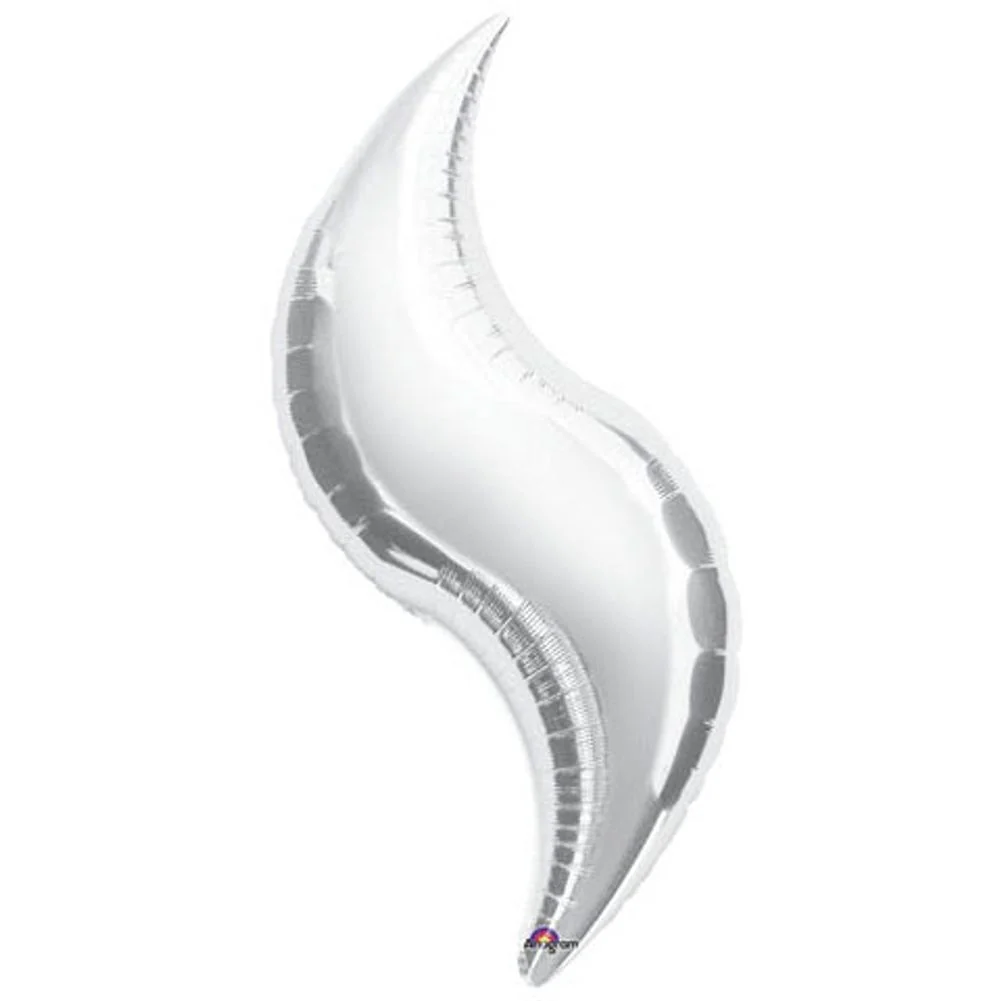 36" Silver Curve
