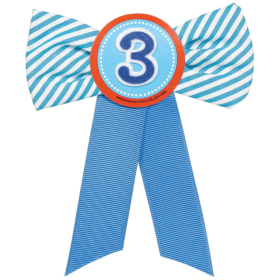 3rd Birthday Boy 5" Award Ribbon