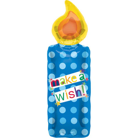 44" Make A Wish Candle Shape