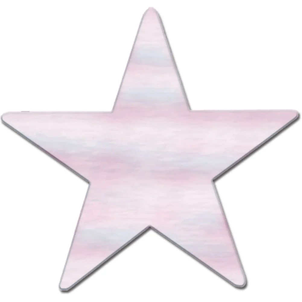 5" Assorted Foil Star Cutout