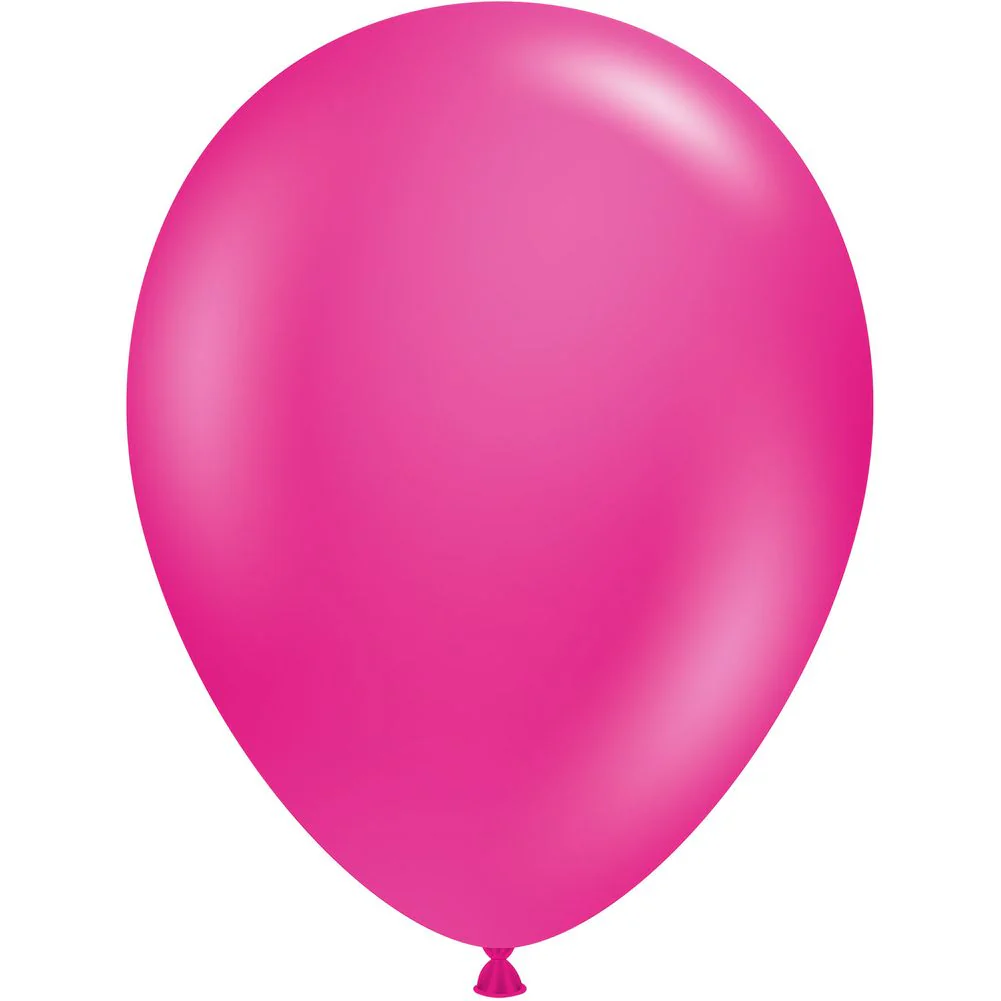 Tuftex 5" Hot Pink Pastel Latex Balloons (50ct)