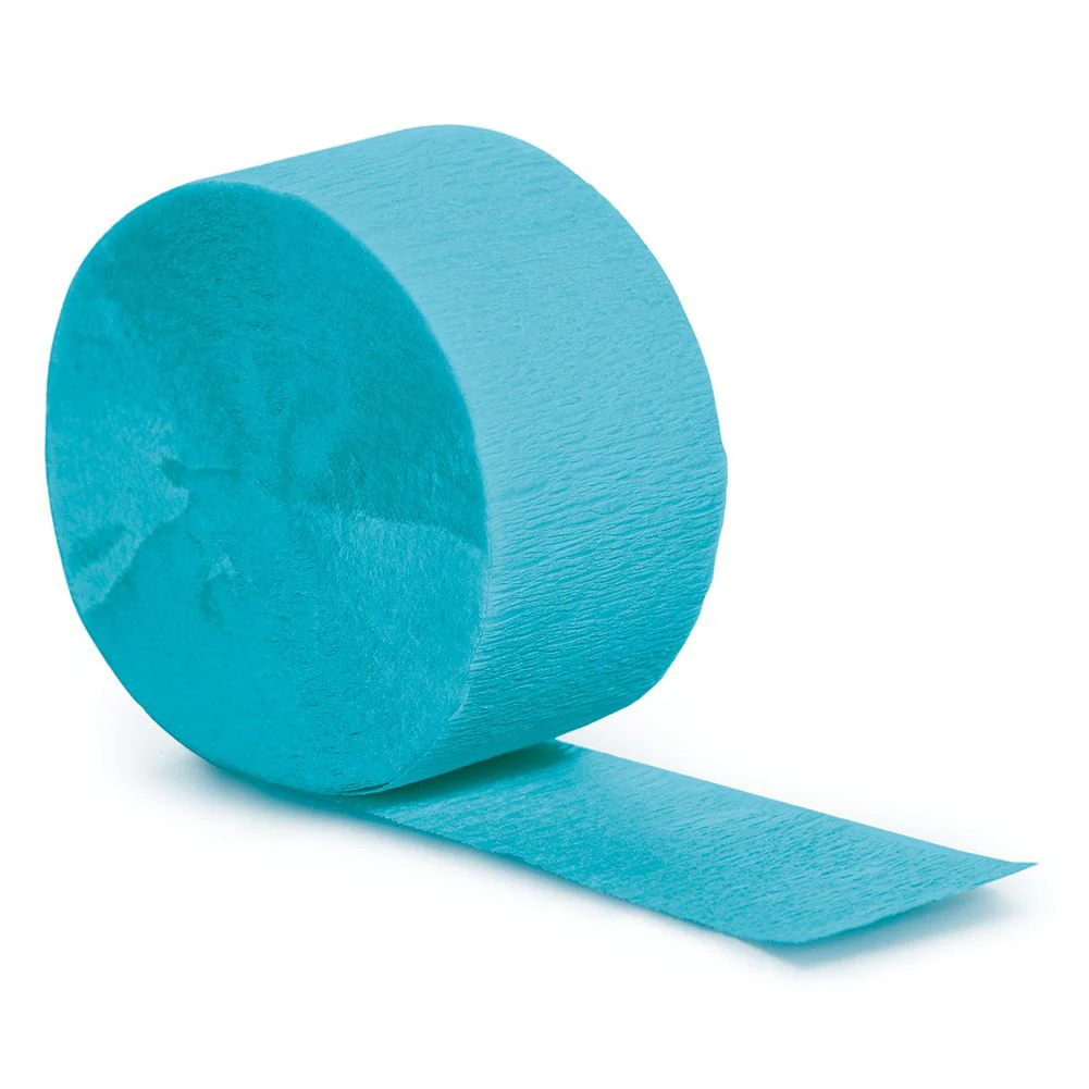 81' Bermuda Blue Crepe Streamer