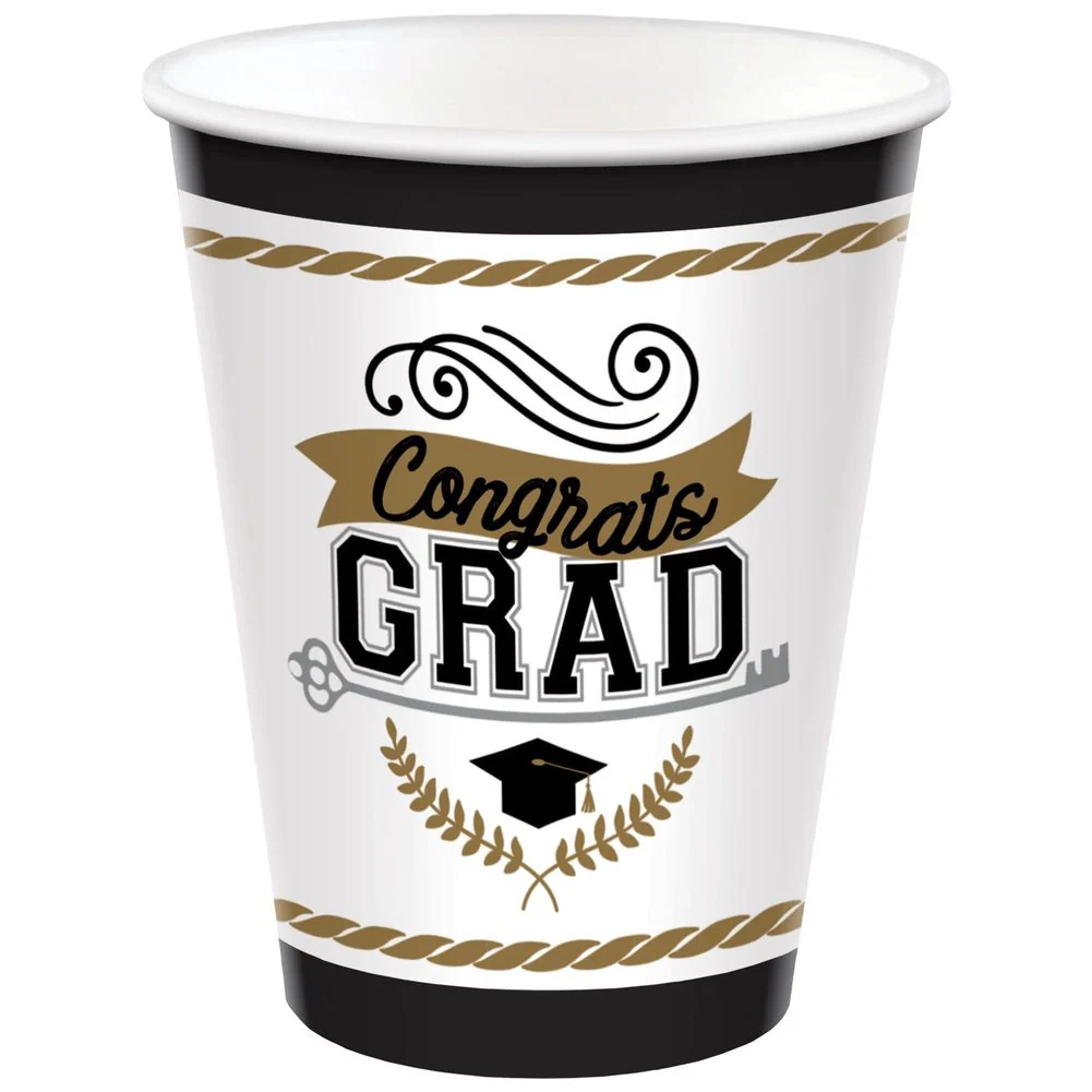 Achievement is Key 9 Oz. Paper Cups (50ct)