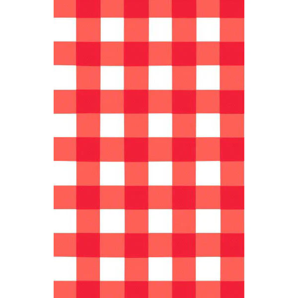 American Summer Red Gingham Tablecover