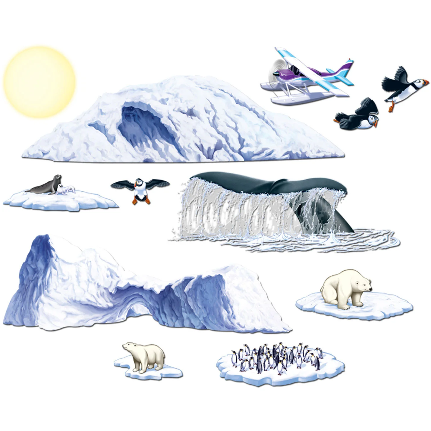 Arctic Cruise Cutouts (12ct)