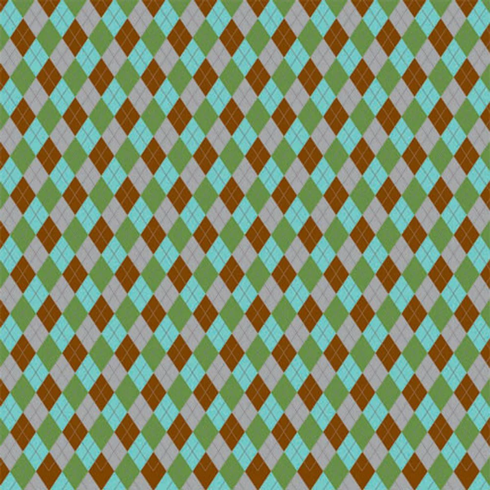 Argyle Gift Wrap Roll