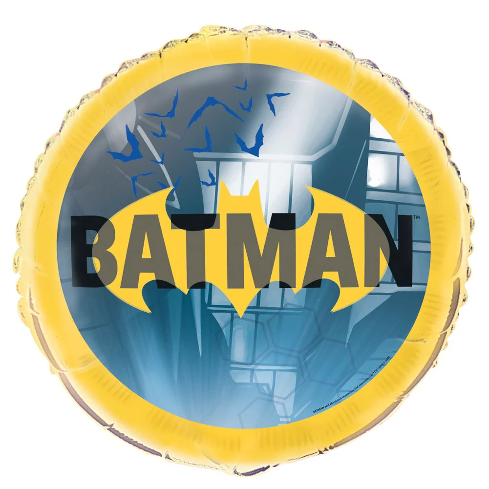 Batman Round Foil Balloon 18" (1ct)