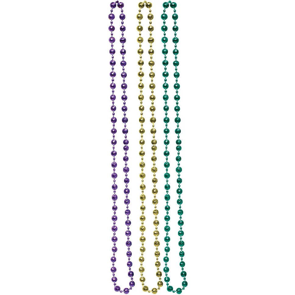Beads, Disco, 33", Multi-Color, Disco