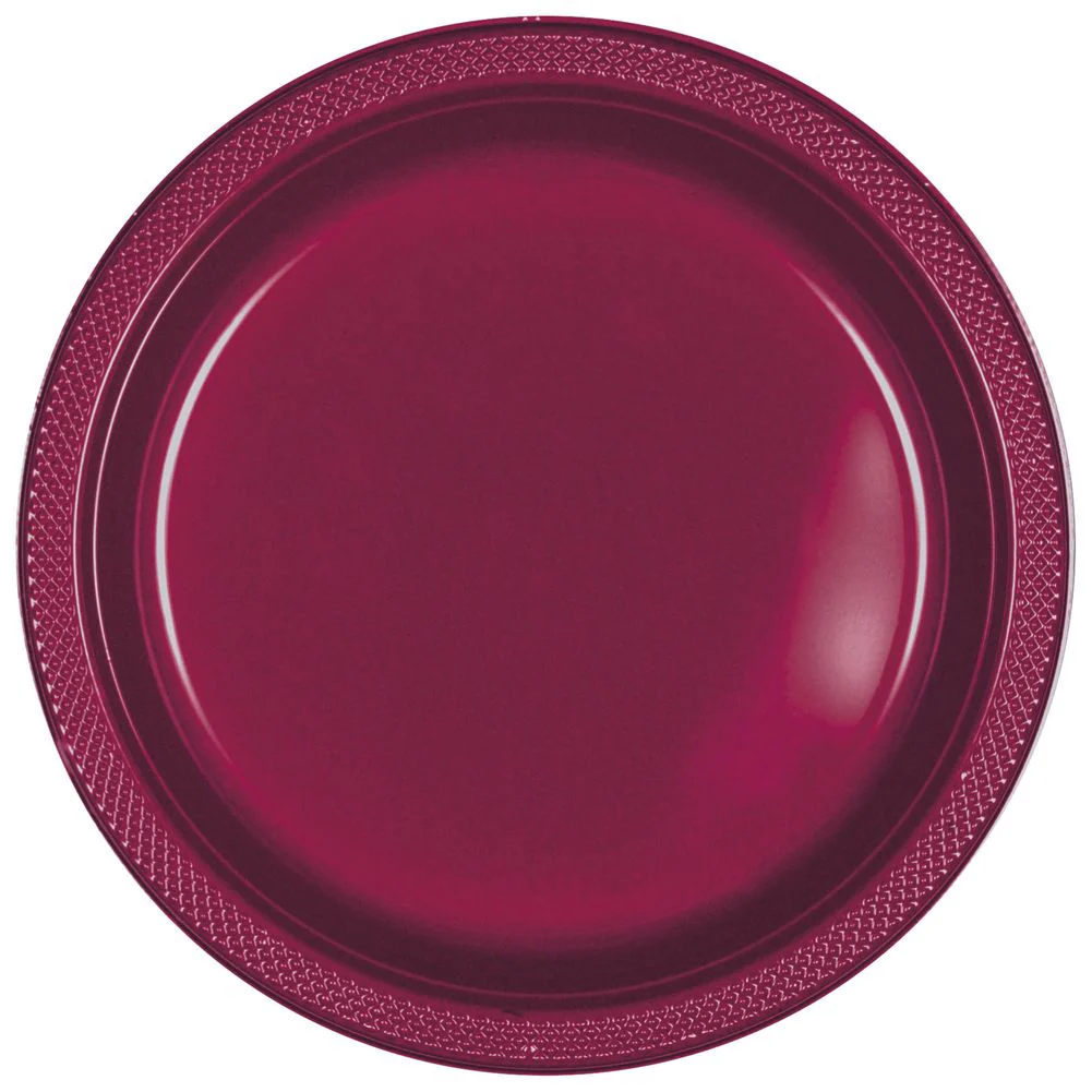 Berry Plastic Dinner Plates (20ct)