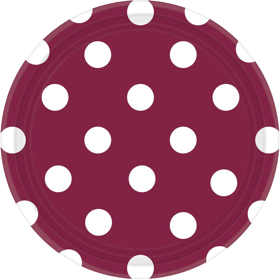Berry Dots Dessert Plates (8ct)