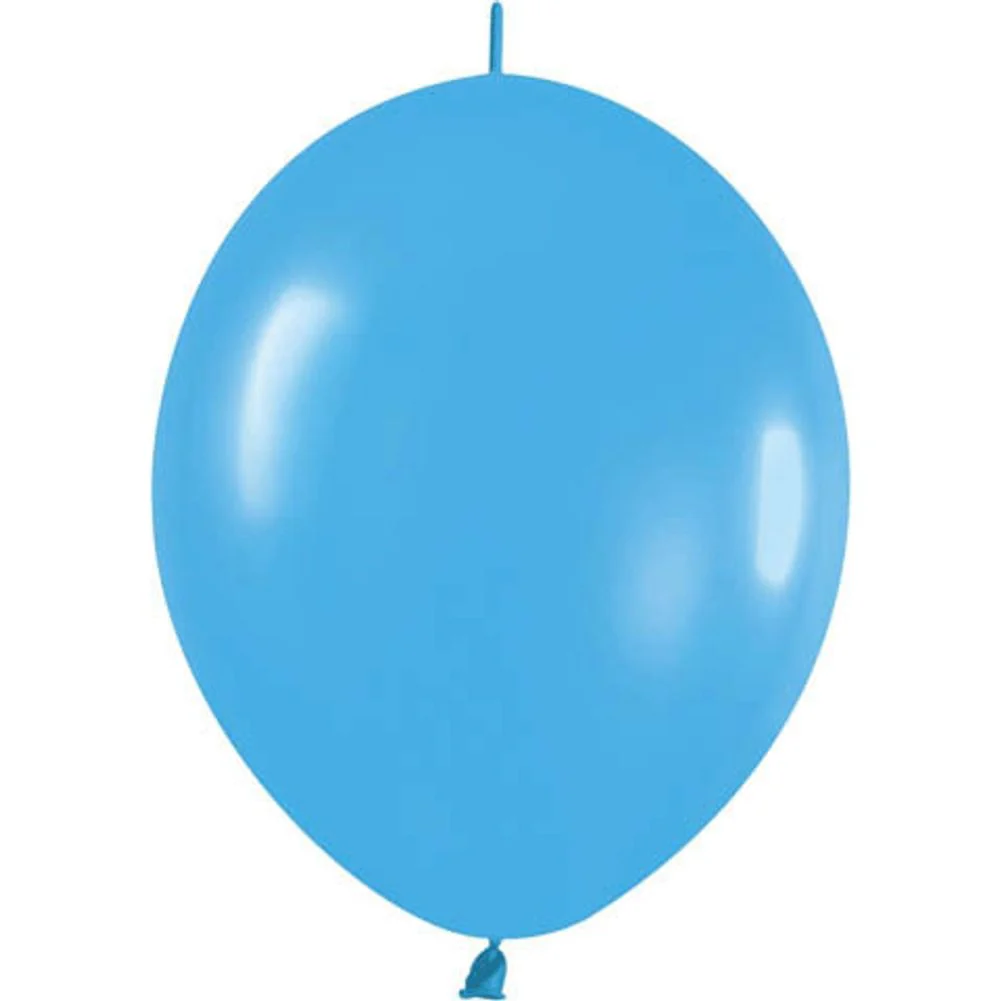 Sempertex 12" Fashion Blue Link-O-Loon Latex Balloons (50ct)