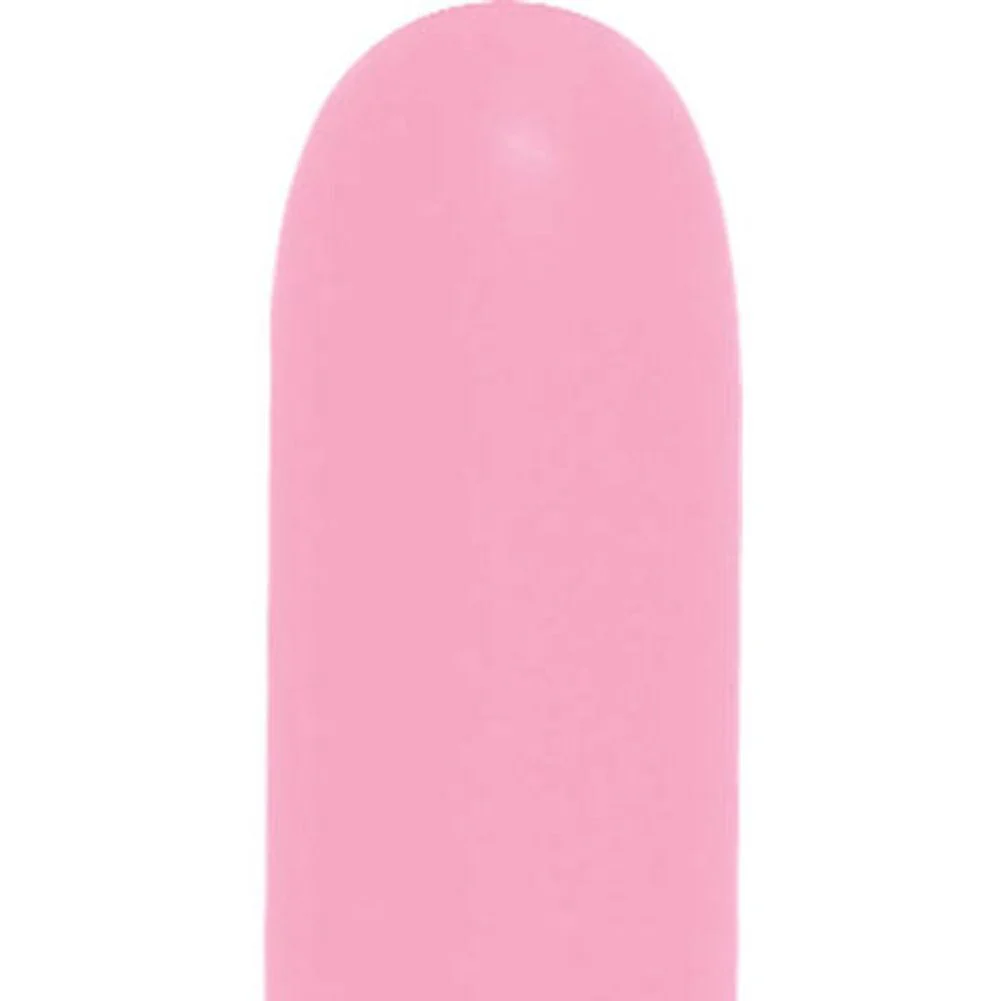 Sempertex 260B Fashion Bubble Gum Pink Tying Balloons Latex Balloons (50ct)