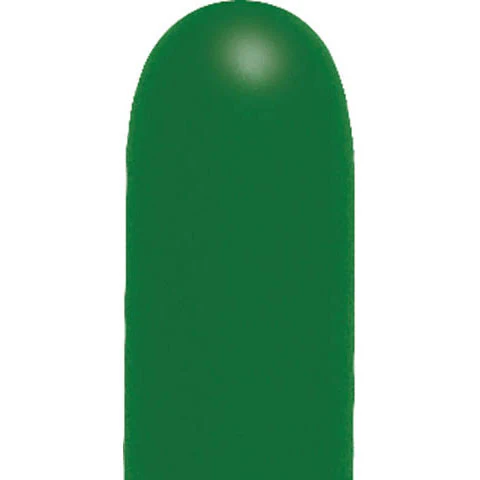 Sempertex 260B Fashion Forest Green Tying Balloons Latex Balloons (10ct)