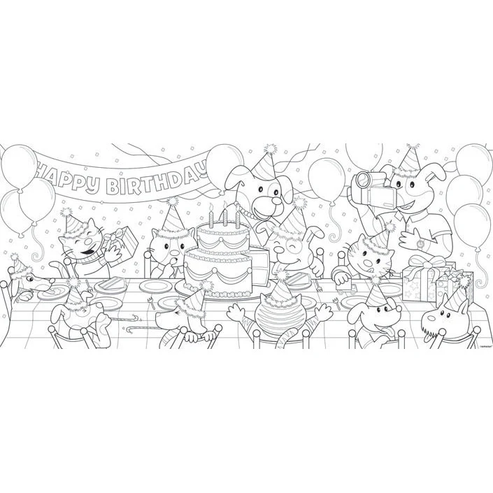 Birthday Coloring Banners
