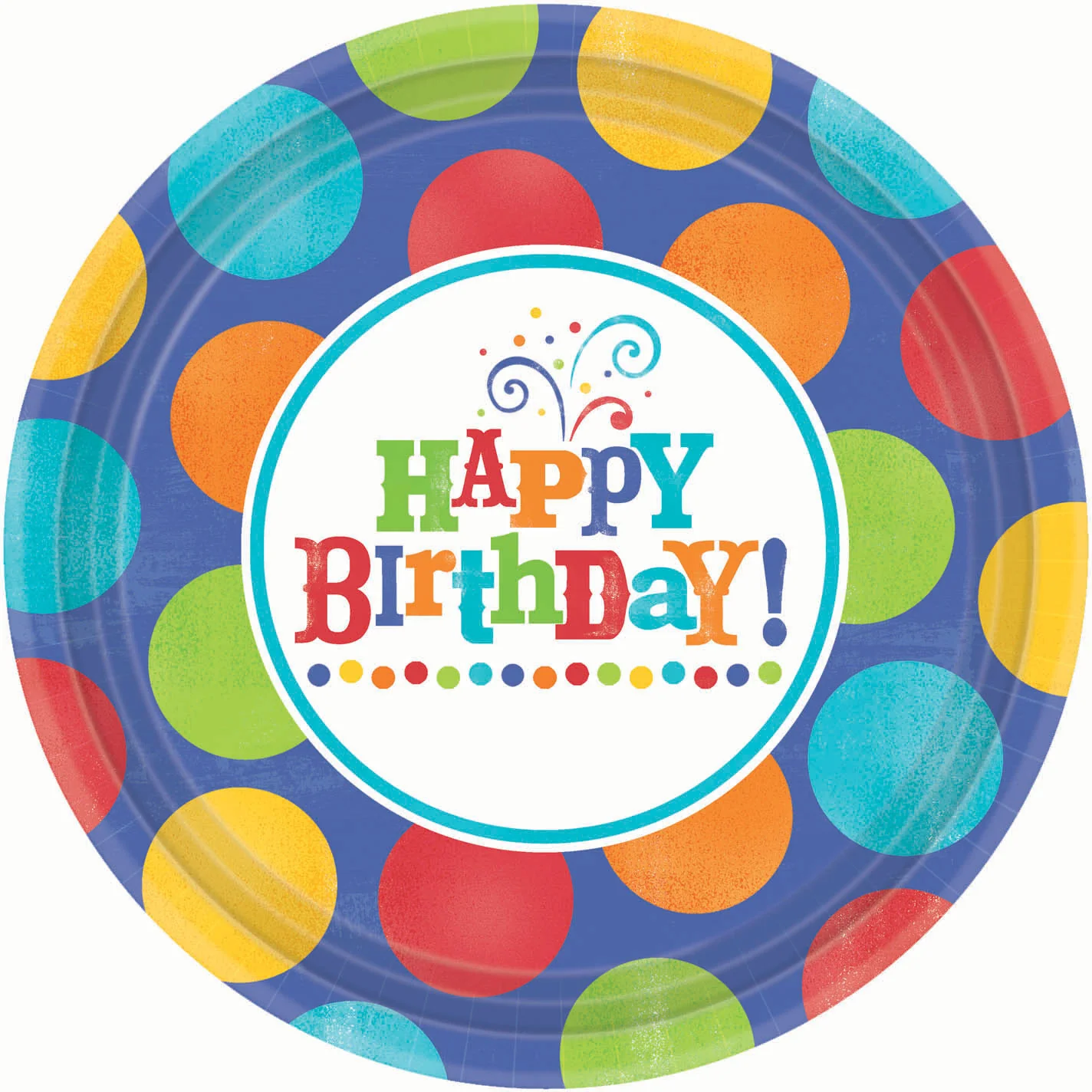 Birthday Fever Fun Banquet Plates (8ct)