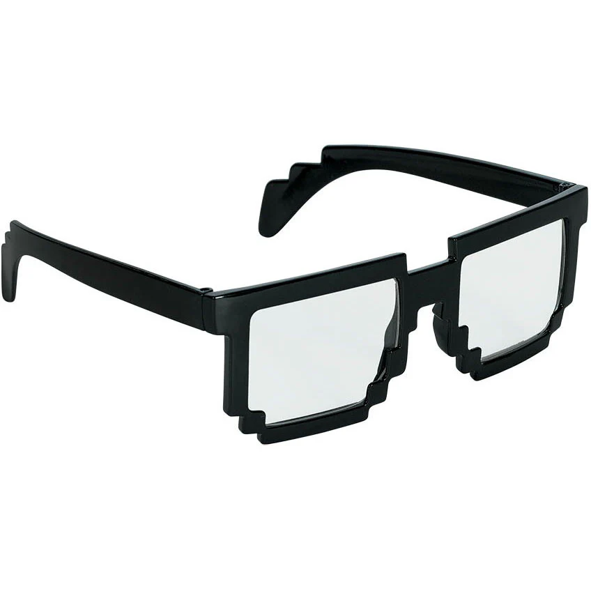 Black Pixilated Funshades