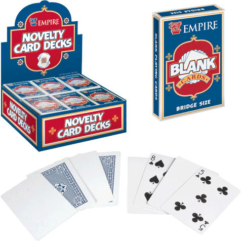 Blank Card Deck