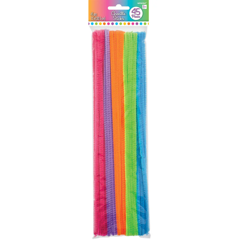 Bright Color Chenille Sticks