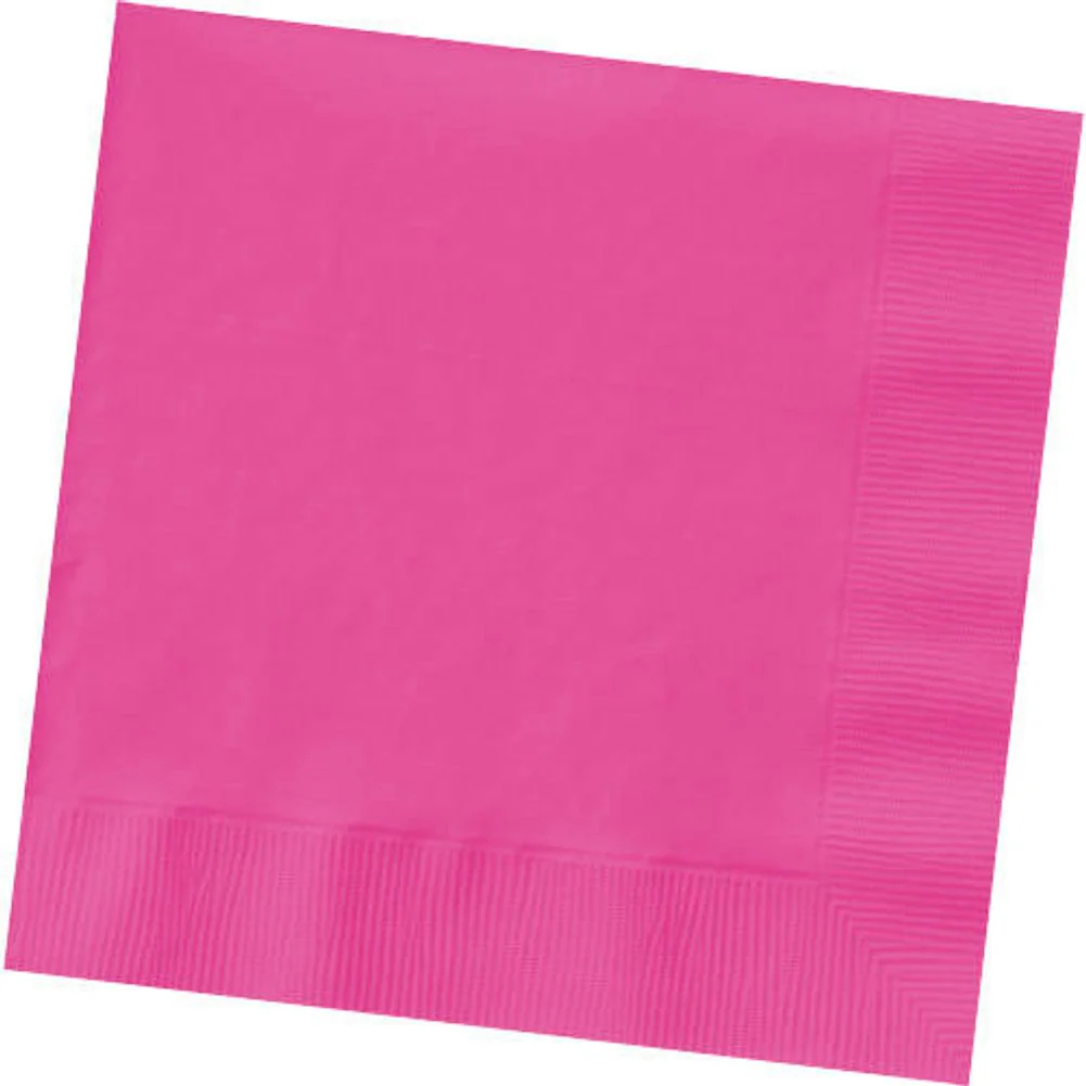 Bright Pink Beverage Napkins (20ct)