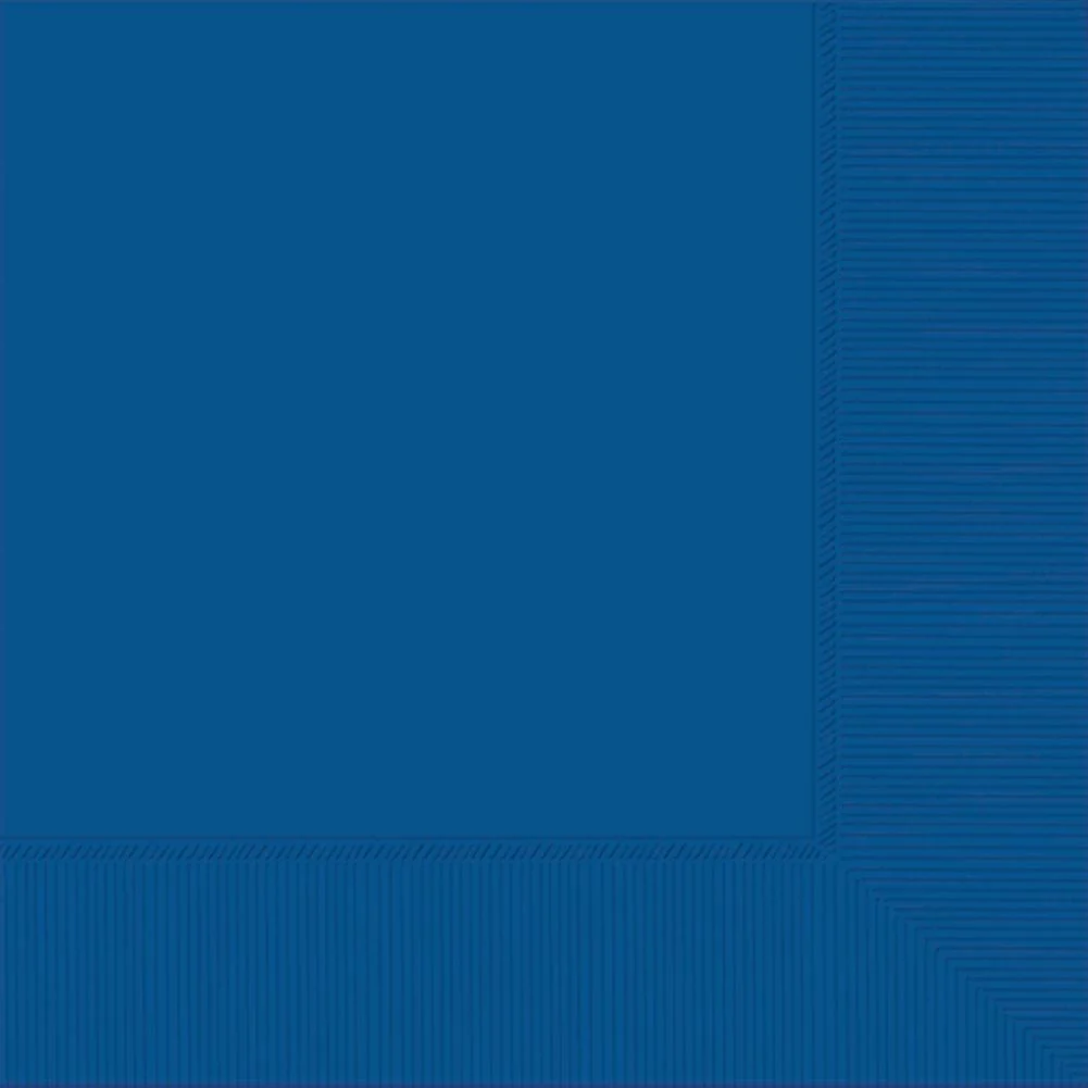 Bright Royal Blue 2-Ply Beverage Napkins (40ct)