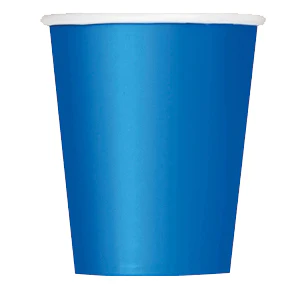 Bright Royal Blue 9oz Paper Cups (20ct)