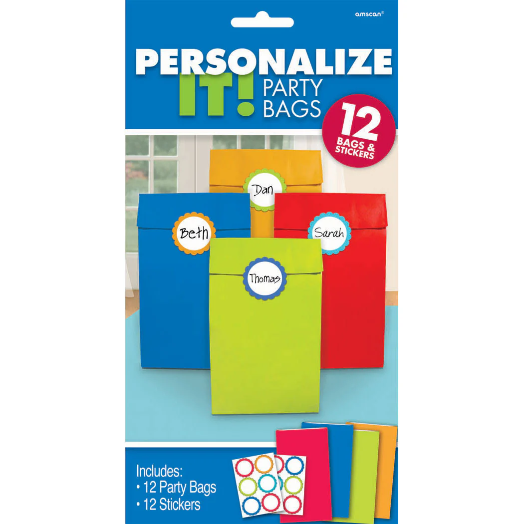 Cabana Dot Personalize It! Party Bags