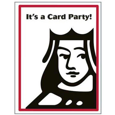 Card Playing Fun Invitations