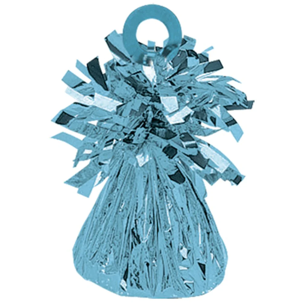 CARIBBEAN BLUE FOIL BALLOON WEIGHT 5 OZ.
