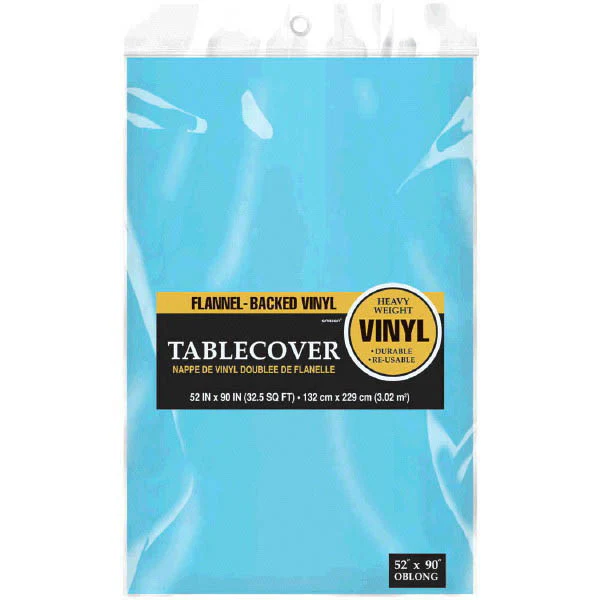 Caribbean Flannel-Back Fabric Tablecover